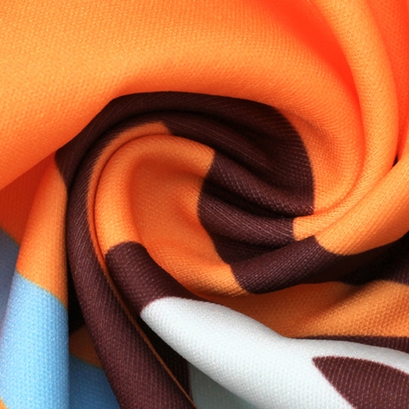 New Plus size Orange Artsy Whimsy dress tunic top - Picture 6 of 7